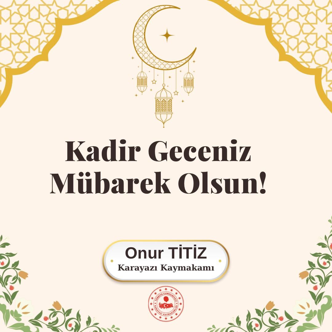 Kadir Gecesi Mesajı